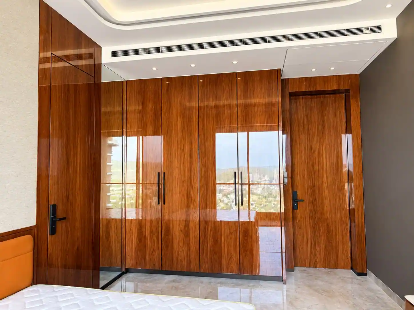 Furniture surface and interior finishing work